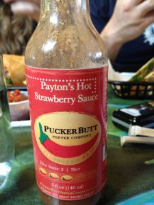 Payton's Hot Strawberry Sauce