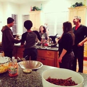 tdiv making dinner