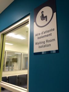 ER waiting room isolation