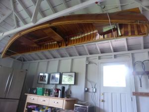 canoe on ceiling