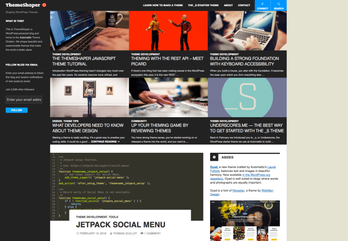 before screenshot - ThemeShaper.com