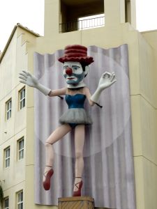 creepy man ballerina