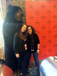 kp and Sheri with bear