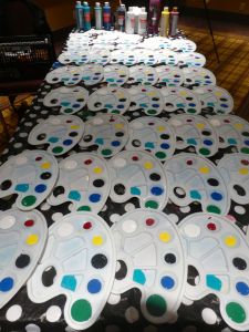 Zealous Art activity - palettes