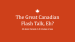 The Great Canadian Flash Talk, Eh? – Kathryn Presner
