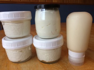 body butter in jars