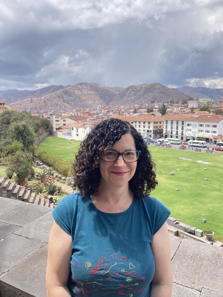 kp in front of mountains in Cusco, Peru